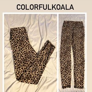 Colorfulkoala leopard leggings